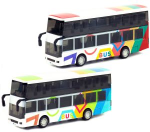 Модель металлическая Двухэтажный автобус Yeading (№6631А) ― Джессика