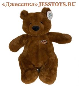 Мягкая игрушка Медведь с вышивкой Корона (№22564/50) ― Джессика