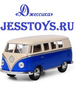 Модель металлическая «1962 Volkswagen Classical Bus (Ivory Top)» (№KT5377D) ― Джессика