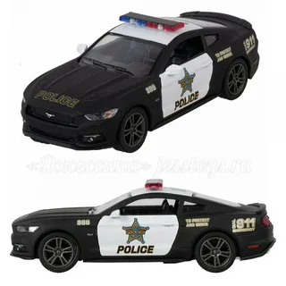 Модель металлическая Ford Mustang GT 2015 Полиция (№KT5386)