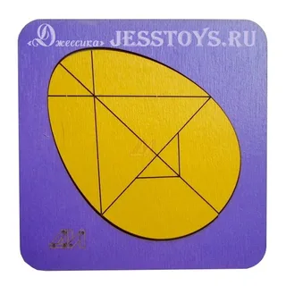 Деревянная головоломка Колумбово яйцо (№ДИ2503)