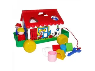 Игрушка развивающая "Домик игровой логический" (№6202)