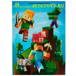 Пакет подарочный Minecraft