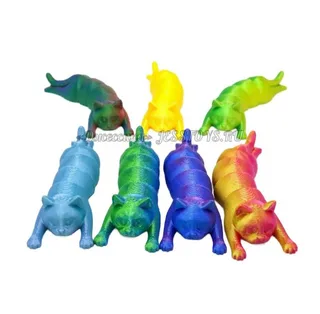 Кошка лежит 3D игрушка