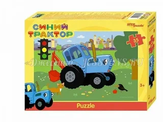 Пазл 35 элементов MAXI «Синий трактор»