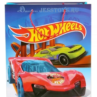 Пакет подарочный hot wheels