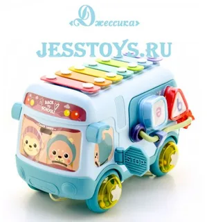 Игрушка - сортер развивающий автобус (№1022-24)